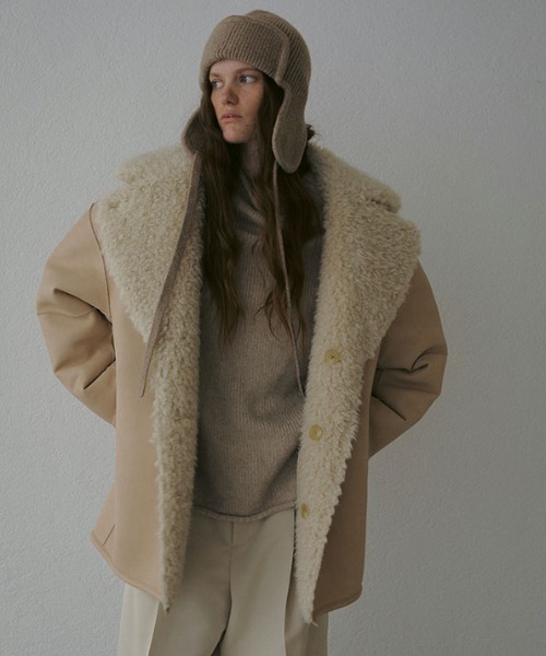 ヘザートーンフライトニットキャップ ETRE TOKYO（エトレトウキョウ）の「ヘザートーンフライトニット