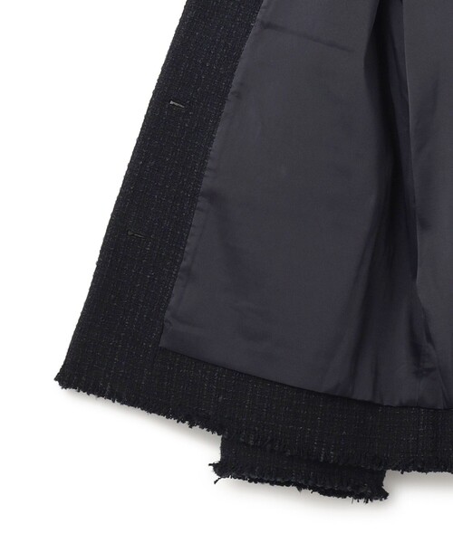 unfilo ジャケット　新品 セール】ツイード ジャケット（ノーカラージャケット）｜UNFILO