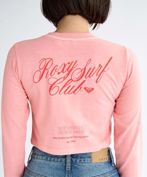 ROXY（ロキシー）の「SUN CHASERS L/S /ロキシーバックプリントクロップドロングスリーブトップス（Tシャツ/カットソー・レディース・ブラック/グリーン/ピンク/ホワイト・LARGE/MEDIUM/SMALL）」の21枚目の写真