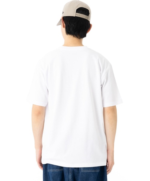 NEW ERA(ニューエラ)の「ニューエラ 半袖Tシャツ コットン ペイズリースクエアロゴ(Tシャツ/カットソー・メンズ・ホワイト/ブラック・XL/L/S/M/XXL)」の7枚目の写真