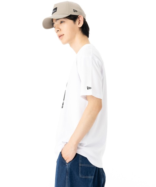 NEW ERA(ニューエラ)の「ニューエラ 半袖Tシャツ コットン ペイズリースクエアロゴ(Tシャツ/カットソー・メンズ・ホワイト/ブラック・XL/L/S/M/XXL)」の6枚目の写真