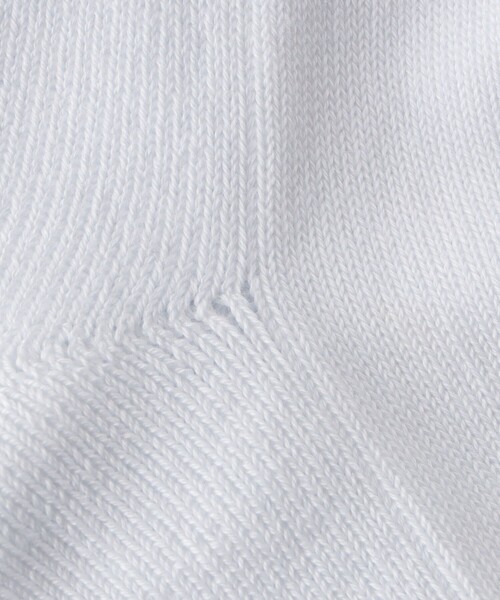 BEAUTY&YOUTH UNITED ARROWS（ビューティーアンドユースユナイテッドアローズ）の「2ライン ソフト パイル クルー ソックス（ソックス/靴下・メンズ・ブラック/ホワイト/その他2/その他1・FREE）」の5枚目の写真