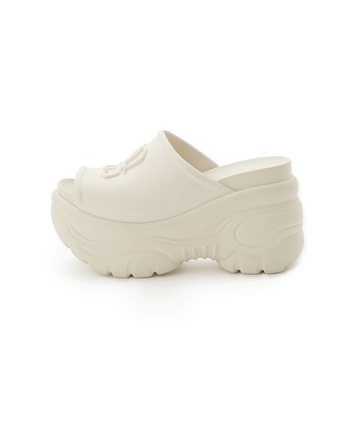 SNIDEL(スナイデル)の「ヒールバンパーサンダル(パンプス・レディース・ブラック/アイボリー/ミント・SMALL/MEDIUM)」の8枚目の写真