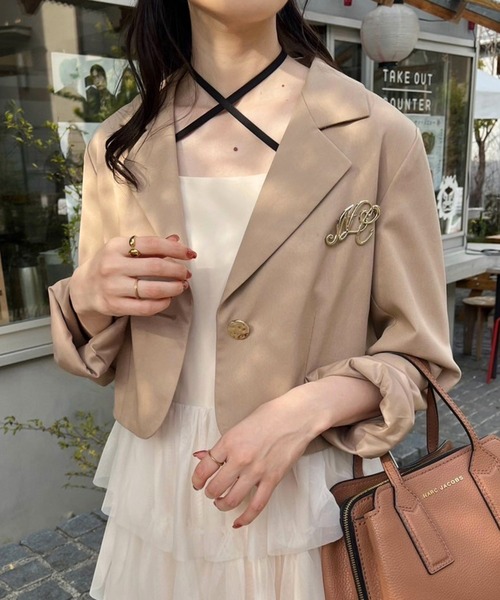 ティアードフリルキャミワンピース