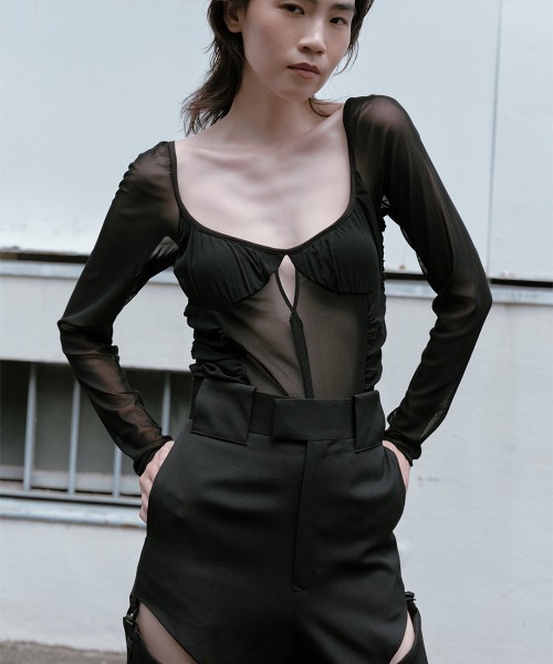 トップス teloplan Audrey Bodysuit TELOPLAN（テーロプラン）の「Audrey Bodysuit（シャツ/ブラウス