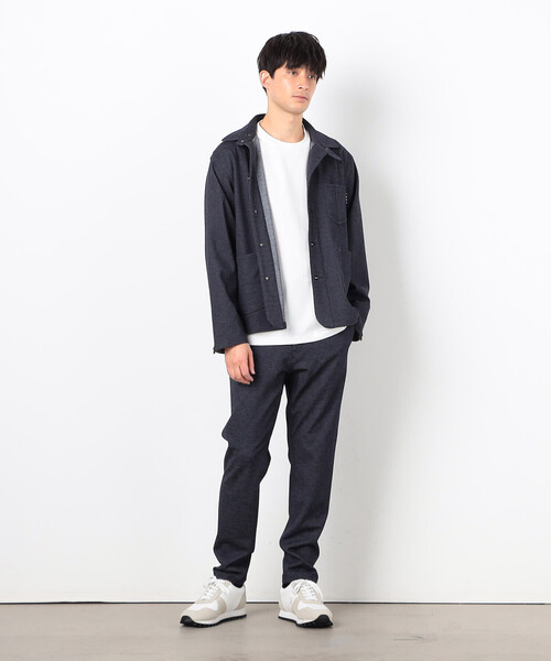 COMME CA ISM（コムサイズム）の「デニムライクストレッチ クライミングパンツ（その他パンツ・メンズ・ネイビー・SMALL/MEDIUM/LARGE/X-LARGE）」の2枚目の写真