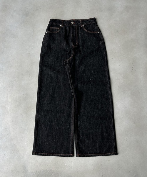 即発送/特価割引★金属パッチデニムパンツ セール】パッチワーク カーブ デニム（デニムパンツ）｜SHIPS