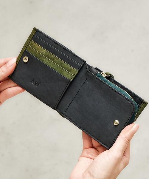折財布 二つ折り プエブロレザー メンズ レディース A_W offcial shop