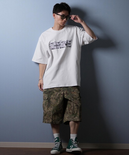 CHROME（クローム）の「【ムラサキスポーツ限定】CHROME/クローム オーバーサイズ/バックプリントTシャツ JP248（Tシャツ/カットソー・メンズ・ブラック/ホワイト・M/L/XL）」の7枚目の写真