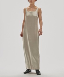 todayful Squareneck Satin Dress ブラック36 Squareneck Satin Dress（ワンピース）｜TODAYFUL（トゥデイフル）の