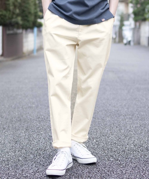 Dickies(ディッキーズ)の「【別注限定展開】DICKEIS ツイルストレッチイージーパンツ(チノパンツ・メンズ・チャコールグレー/ブラック/オフホワイト/オリーブ/ベージュ/ワンウォッシュ/ブルー系その他・XL/S/M/L)」の8枚目の写真