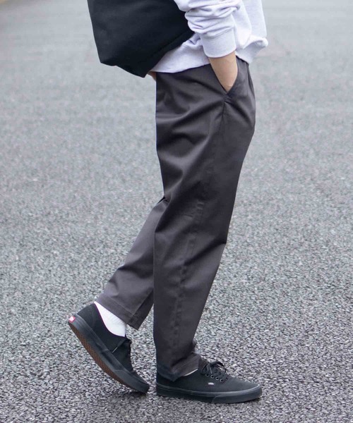 Dickies(ディッキーズ)の「【別注限定展開】DICKEIS ツイルストレッチイージーパンツ(チノパンツ・メンズ・チャコールグレー/ブラック/オフホワイト/オリーブ/ベージュ/ワンウォッシュ/ブルー系その他・XL/S/M/L)」の13枚目の写真