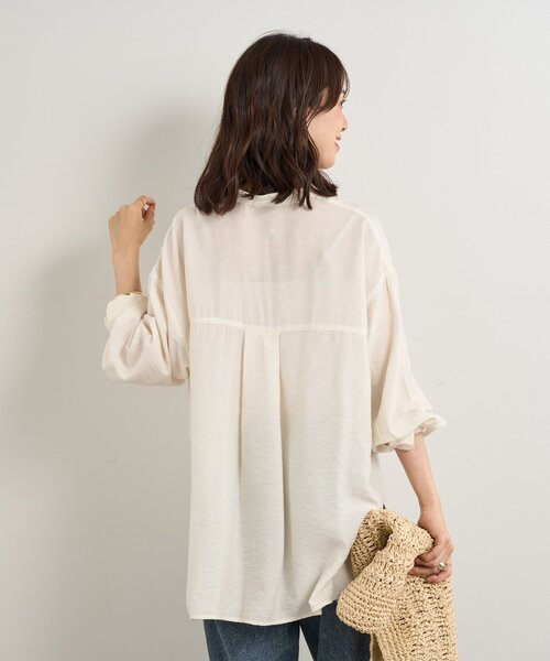 un dix cors(アンディコール)の「ヴィンテージバンドカラーシャツ(シャツ/ブラウス・レディース・カーキ/ピンク/オフホワイト・FREE)」の17枚目の写真