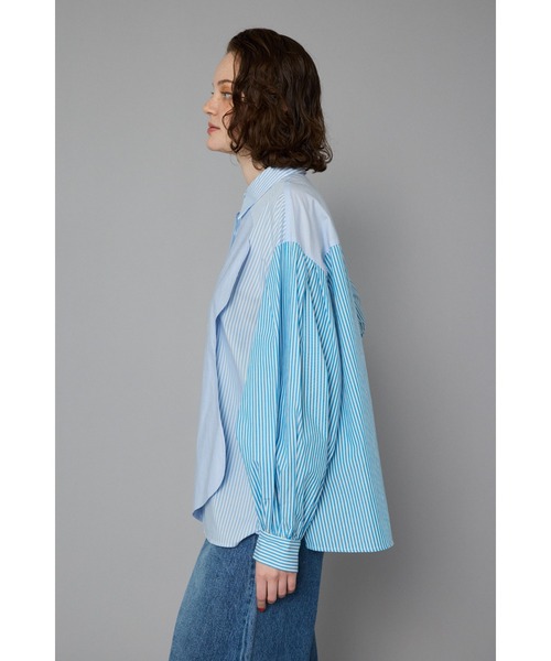 Wave motif big shirt ウェーブモチーフビッグシャツ（シャツ