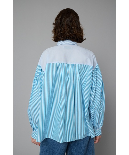 セール(SALE)開催中！ファッション通販 Wave motif big shirt ウェーブモチーフビッグシャツ（シャツ トップス