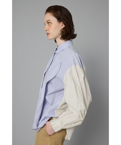 Wave motif big shirt ウェーブモチーフビッグシャツ（シャツ
