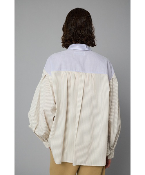Wave motif big shirt ウェーブモチーフビッグシャツ（シャツ