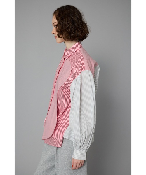 美品　HeRIN.CYE　ヘリンドットサイ 　ショートカーデイガン　ボリューム袖 HeRIN.CYE - ショートカーディガン - Short cardigan- PINK
