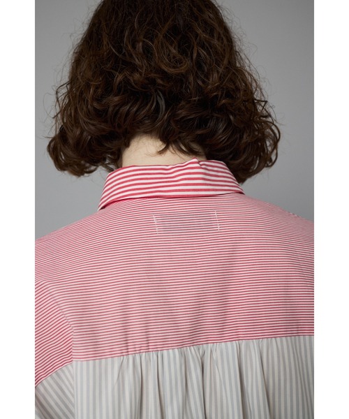 Wave motif big shirt ウェーブモチーフビッグシャツ（シャツ