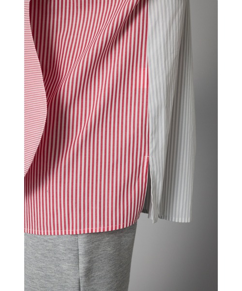 Wave motif big shirt ウェーブモチーフビッグシャツ（シャツ