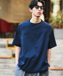 猫背のネイビーセゾン ラグラン Tシャツ 猫背のネイビーセゾン ラグラン Tシャツ Remake】METAL LOGO
