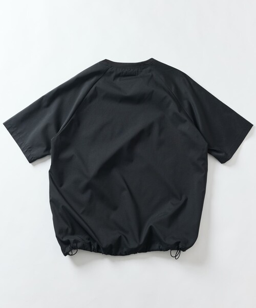 FREAK'S STORE(フリークスストア)の「限定展開 AiRide/エアライド リラックスフィット ショートスリーブ ラグラン プルオーバートップ / ヘムコード(Tシャツ/カットソー・メンズ・ブラック/チャコールグレー/グレイッシュベージュ/ネイビー・SMALL/LARGE/MEDIUM)」の14枚目の写真