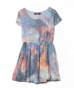 ワンピース Ameri 2WAY ART PRINT SHEER DRESS セール】2WAY ART PRINT SHEER DRESS（ワンピース）｜Ameri
