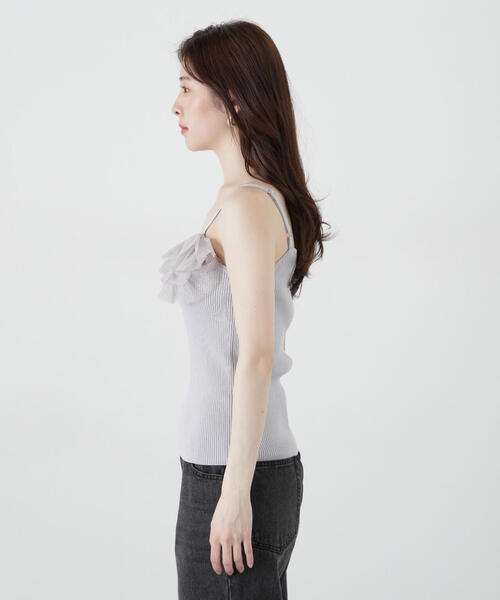 PROPORTION BODY DRESSING(プロポーションボディドレッシング)の「チュール付きアンサンブルニット / 1215170313(アンサンブル・レディース・ピンク/ホワイト/グレー・FREE)」の19枚目の写真