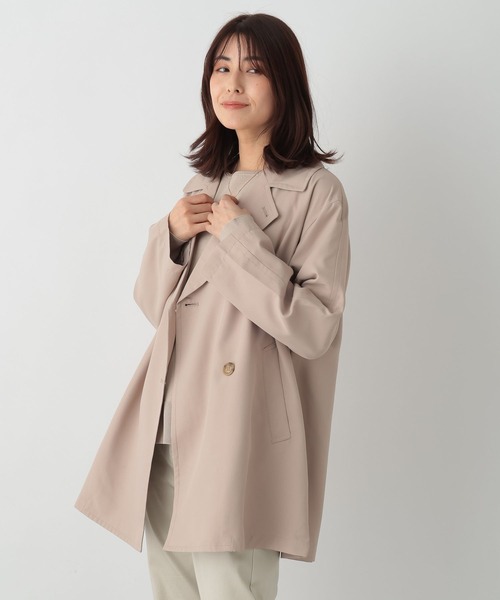 FOUND GOOD（ファウンドグッド）の「ハッスイミドルトレンチコート（トレンチコート・レディース・ネイビー/ベージュ/アイボリー・L/M/S）」の14枚目の写真