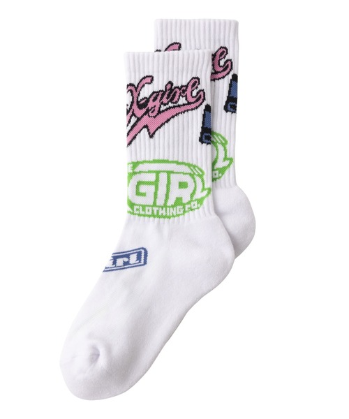 STICKER RIB SOCKS（ソックス/靴下）｜X-girl（エックスガール