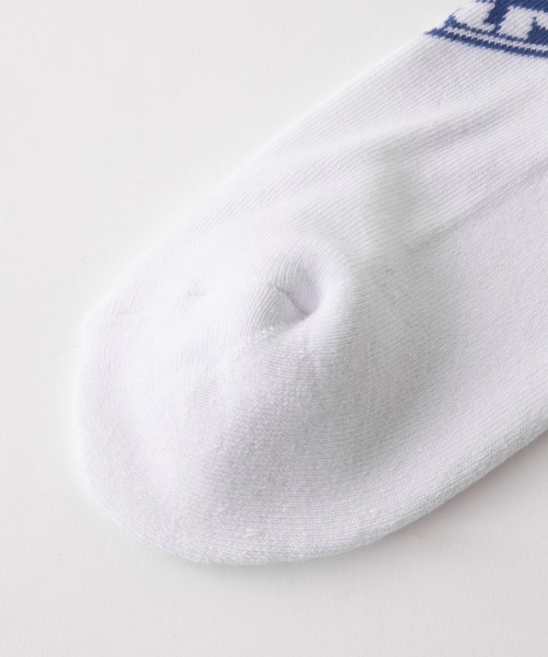 X-girl（エックスガール）の「STICKER RIB SOCKS（ソックス/靴下・レディース・ホワイト/ブラック・ONE SIZE）」の9枚目の写真