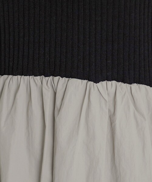 THE SHOP TK （ザ ショップ ティーケー ）の「ニットドッキングワンピース【洗える】（ワンピース・レディース・ホワイト系7/ブラック系4・12/13）」の10枚目の写真