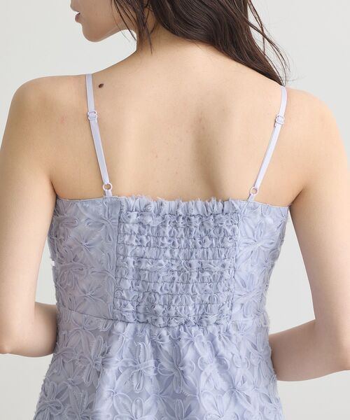 earth music&ecology（アースミュージックアンドエコロジー）の「SET2点シアーブラウス＋3Dレースワンピース（ドレス・レディース・ミント/ブラック/サックスブルー・M/S）」の19枚目の写真