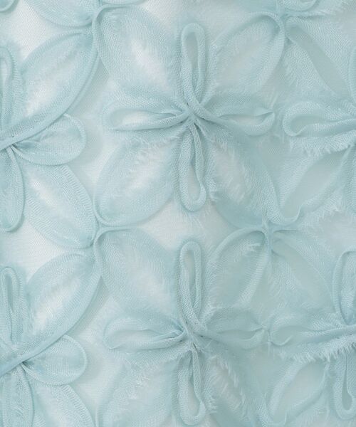 earth music&ecology（アースミュージックアンドエコロジー）の「SET2点シアーブラウス＋3Dレースワンピース（ドレス・レディース・ミント/ブラック/サックスブルー・M/S）」の12枚目の写真