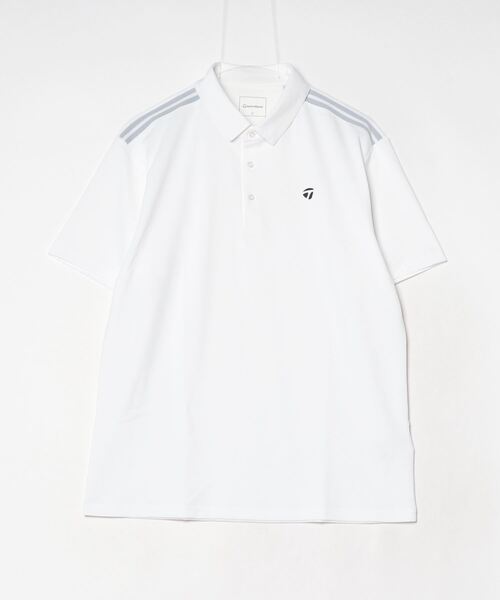 TaylorMade（テーラーメイド）の「テーラーメイド  TMベーシックS/Sポロ（ポロシャツ・メンズ・グリーン/ホワイト・M/L/LL/3L）」の2枚目の写真