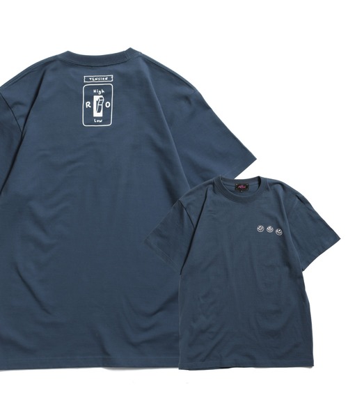 ROTAR(ローター)の「Hgih Low Switch Tee(Tシャツ/カットソー・メンズ・ベビーピンク/ホワイト/スミクロ/ブルー系その他・SMALL/MEDIUM/LARGE/X-LARGE)」の4枚目の写真