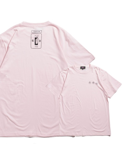 ROTAR(ローター)の「Hgih Low Switch Tee(Tシャツ/カットソー・メンズ・ベビーピンク/ホワイト/スミクロ/ブルー系その他・SMALL/MEDIUM/LARGE/X-LARGE)」の1枚目の写真