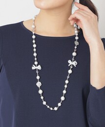 TO BE CHIC（トゥー ビー シック）の「ミニリボンネックレス（ネックレス）」