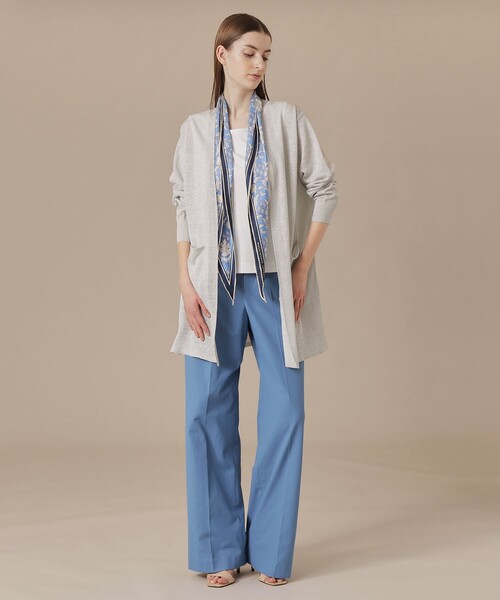 MACKINTOSH LONDON（マッキントッシュ ロンドン）の「シャイニーリネンニットカーディガン（カーディガン/ボレロ・レディース・ブラック/グレー系その他・38）」の3枚目の写真