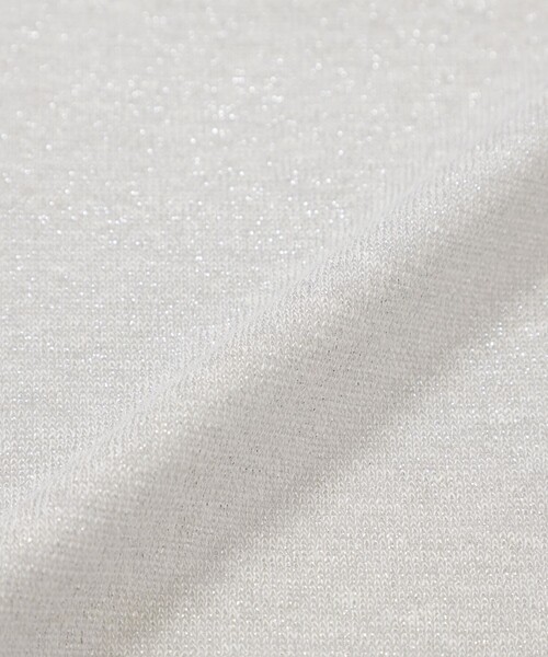 MACKINTOSH LONDON（マッキントッシュ ロンドン）の「シャイニーリネンニットカーディガン（カーディガン/ボレロ・レディース・ブラック/グレー系その他・38）」の11枚目の写真