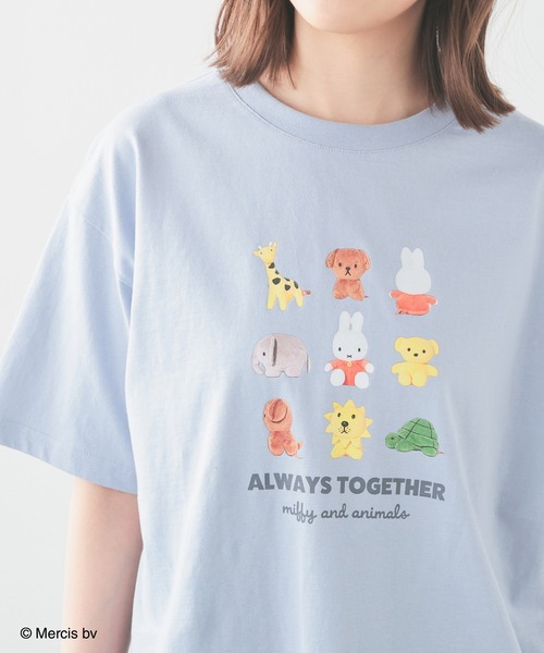 セール】【UVカット】ミッフィー／ゆるTシャツ（Tシャツ/カットソー