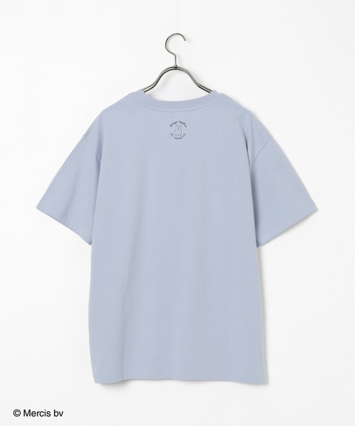Honeys（ハニーズ）の「【ＵＶカット】ミッフィー／ゆるＴシャツ（Tシャツ/カットソー・レディース・オートミール/サックスブルー・L/SS/S/M/LL）」の9枚目の写真