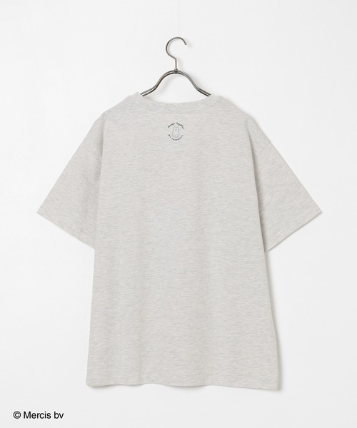 Honeys（ハニーズ）の「【ＵＶカット】ミッフィー／ゆるＴシャツ（Tシャツ/カットソー・レディース・オートミール/サックスブルー・L/SS/S/M/LL）」の15枚目の写真