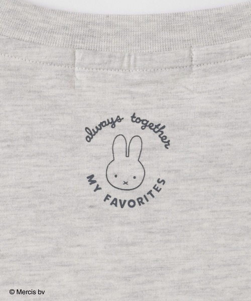 Honeys（ハニーズ）の「【ＵＶカット】ミッフィー／ゆるＴシャツ（Tシャツ/カットソー・レディース・オートミール/サックスブルー・L/SS/S/M/LL）」の17枚目の写真