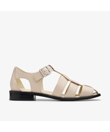 Clarks | Hana Sun / ハナサン（オフホワイトレザー）(サンダル)