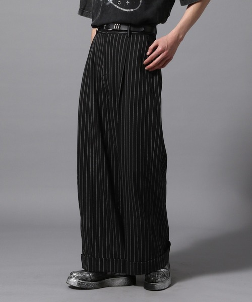 (ajouter flow) ワイド　ストレート　スラックス ajouter flow】wide straight slacks（スラックス）｜ajouter
