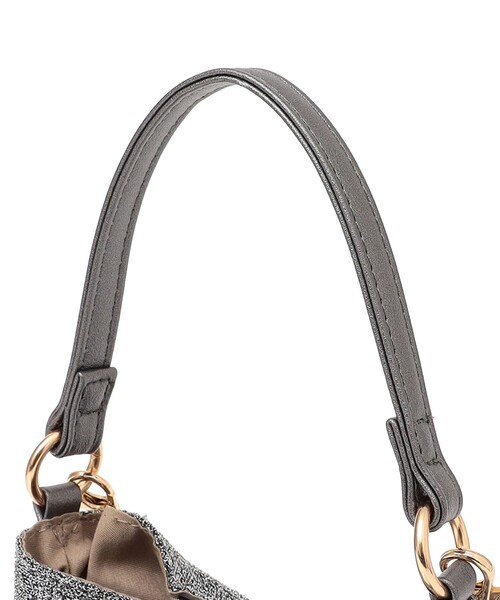 SHIPS any（シップス エニィ）の「SHIPS any: ラメ フリル ミニ ショルダー バッグ（ショルダーバッグ・レディース・シルバー/ブラック/ゴールド・ONE SIZE）」の15枚目の写真