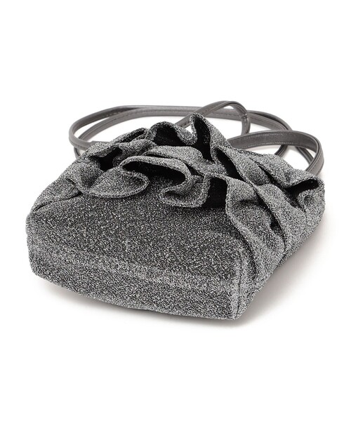 SHIPS any（シップス エニィ）の「SHIPS any: ラメ フリル ミニ ショルダー バッグ（ショルダーバッグ・レディース・シルバー/ブラック/ゴールド・ONE SIZE）」の22枚目の写真