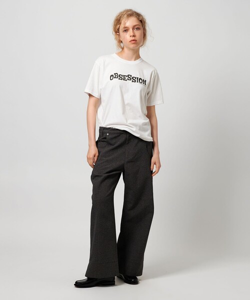 ATTISESSION(アティセッション)の「<John Holmstorm×ATTISESSION>OBSESSION Tシャツ(Tシャツ/カットソー・レディース・ブラック/ホワイト・L)」の5枚目の写真