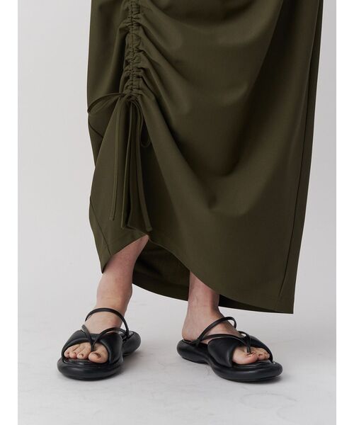 UN3D.（アンスリード）の「THONG FLAT SANDAL / トングフラットサンダル（サンダル・レディース・ブラック/シルバー/その他1・38/36/37）」の9枚目の写真